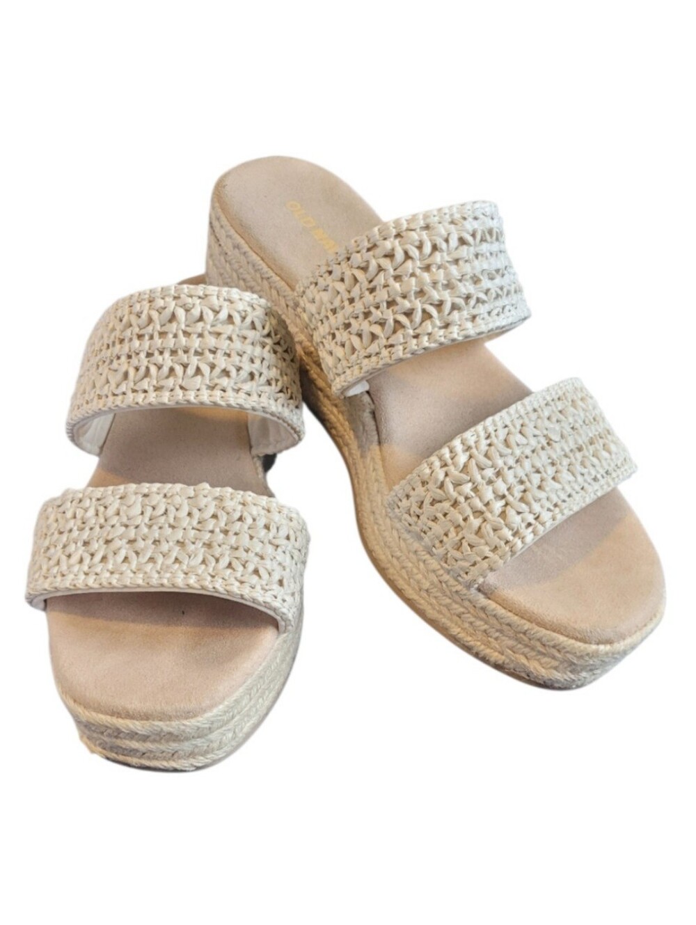 Old Navy Women's Size 6 Double-Strap Espadrille Sandals